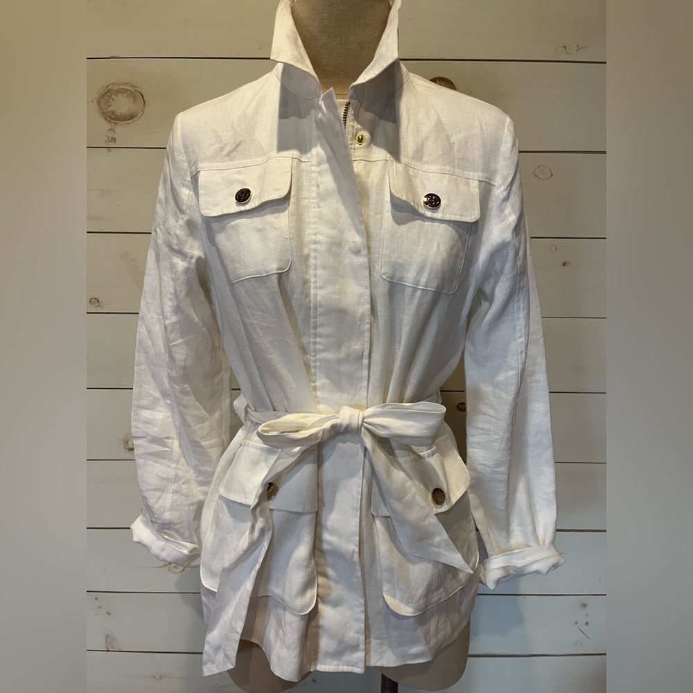 Draper James Linen Field Jacket